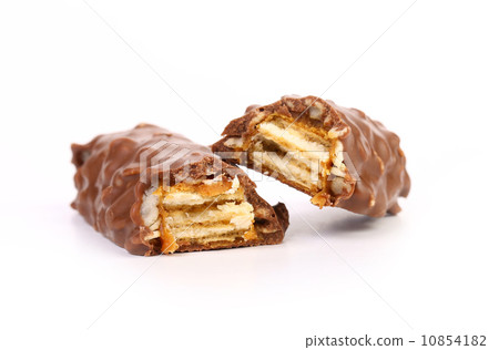 Break bar chocolate. Break bar chocolate. 10854182