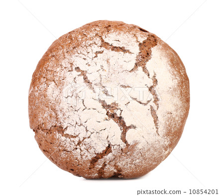 Brown bread dusted the flour. 10854201