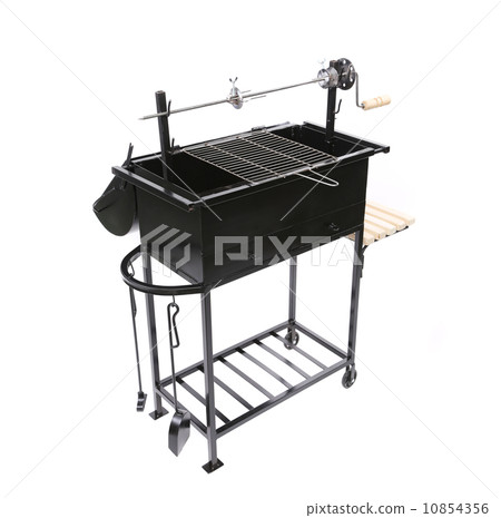 barbecue grill isolated on a white background 10854356