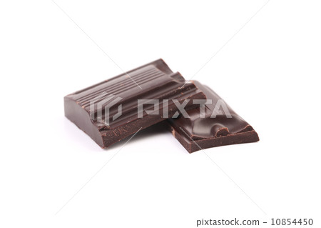 Tasty morsel of dark chocolate. 10854450