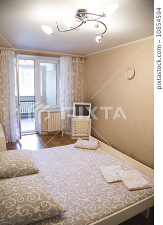 Close up of bedroom lights on. Close up of bedroom lights on. 10854594