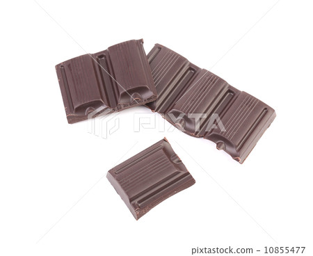 Tasty morsel of dark chocolate. Tasty morsel of dark chocolate. 10855477