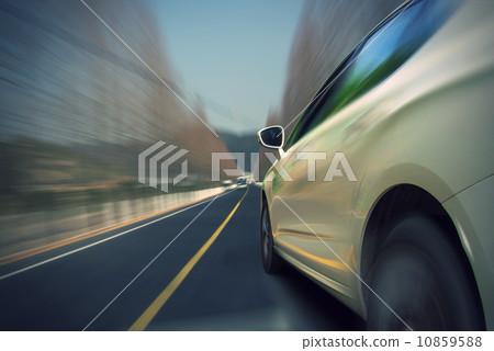 Car driving on the highway Car driving on the highway 10859588