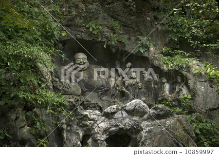 Statue of laughing buddha 10859997