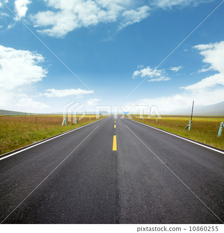 Straight road Straight road 10860255