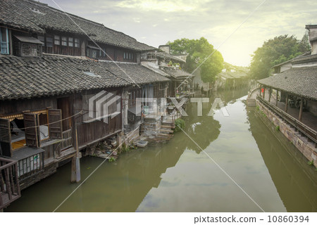zhejiang china wuzhen(Traditional Chinese rivers and lakes) 10860394