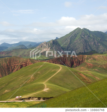 Qilian mountain landscapes 10860748