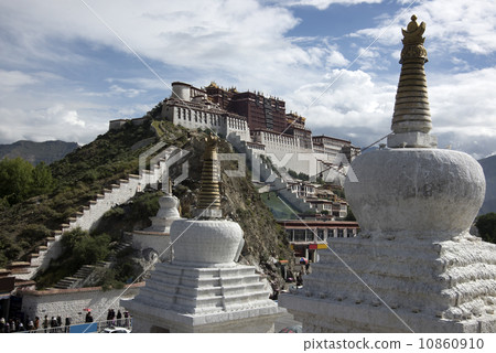 Potala Palace in Tibet, China, Tibet and religious symbol. 10860910