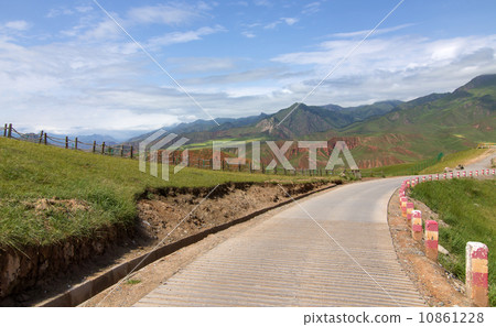 Mountains and highway 10861228