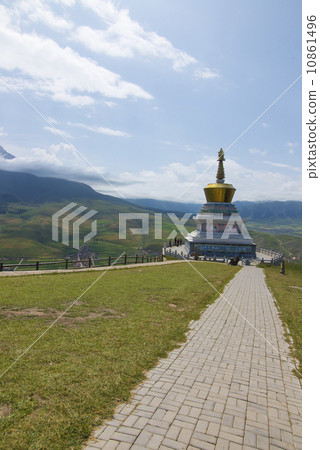 Qilian pagoda in China Qilian pagoda in China 10861496