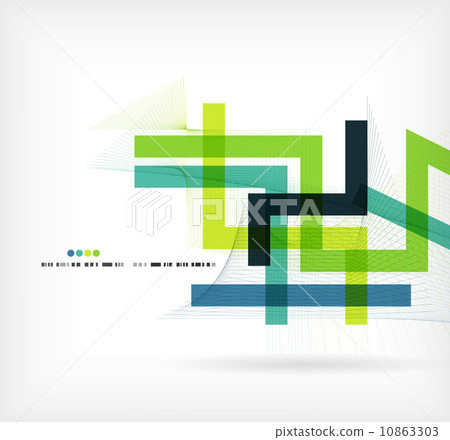 Straight lines business colorful template 10863303