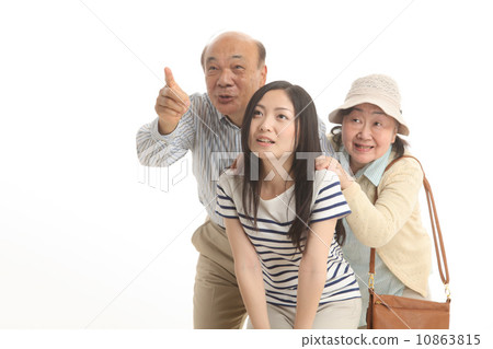 Elderly people and women Elderly people and women 10863815