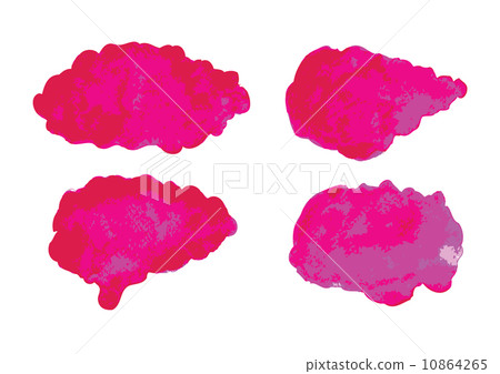 Paint Beautiful of watercolor clouds illustration 10864265