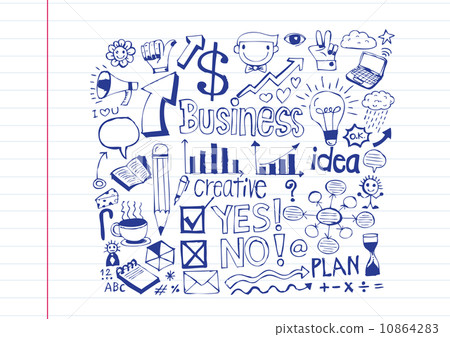 hand doodle Business doodles hand doodle Business doodles 10864283
