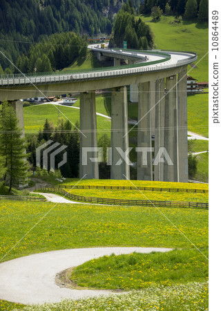 Outburn going in the valley of Tirol 10864489