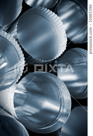 Steel tubes background 10865390