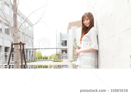 Female college campus Female college campus 10865638