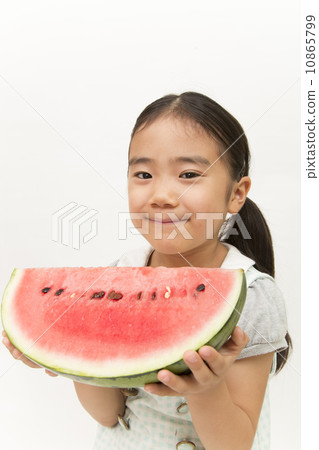 Girls with watermelons 10865799