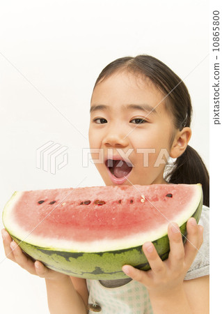 Girls with watermelons 10865800