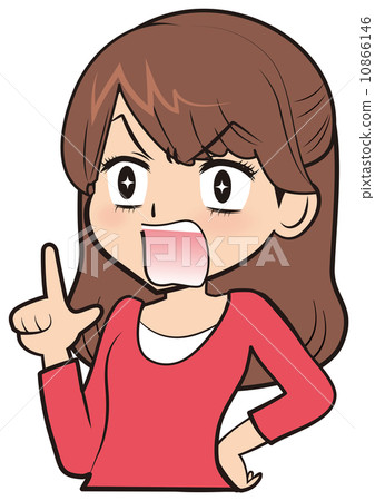 An angry woman 10866146