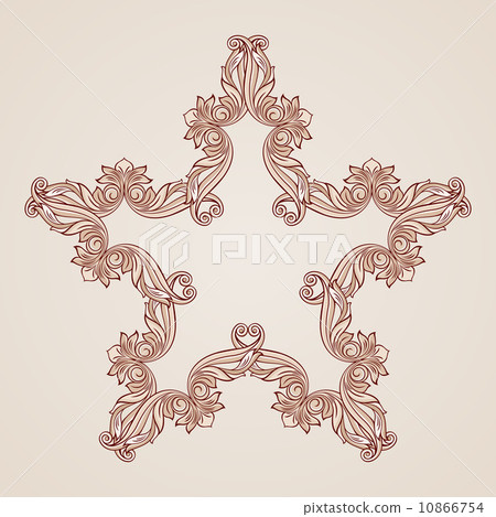 Rose pink floral pattern Rose pink floral pattern 10866754