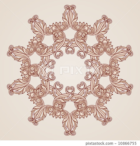 Rose pink floral pattern Rose pink floral pattern 10866755