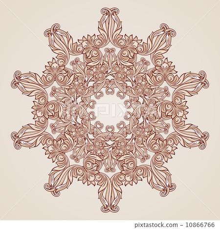 Rose pink floral pattern - Stock Illustration [10866766] - PIXTA