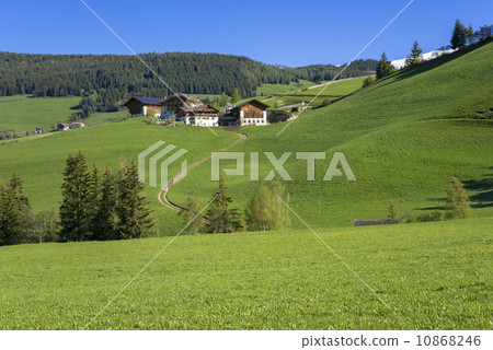 Spring landscape in the Dolomites 10868246