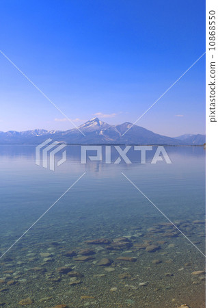 Lake Inawashiro and Mt. Bandai 10868550