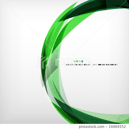 Green ring - business abstract bubble Green ring - business abstract bubble 10869352