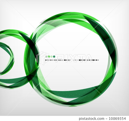 Green ring - business abstract bubble Green ring - business abstract bubble 10869354