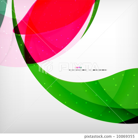 Bright colorful business flowing shapes design Bright colorful business flowing shapes design 10869355