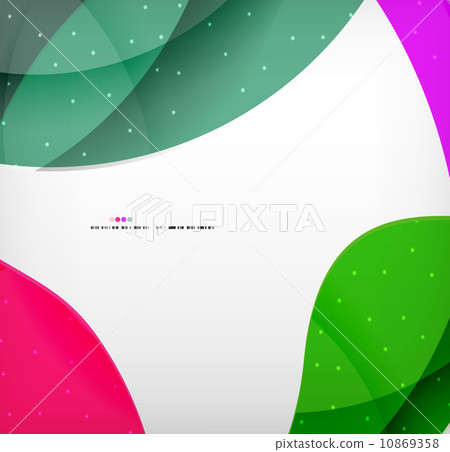 Bright colorful business flowing shapes design Bright colorful business flowing shapes design 10869358