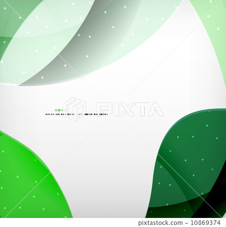 Bright colorful business flowing shapes design 10869374