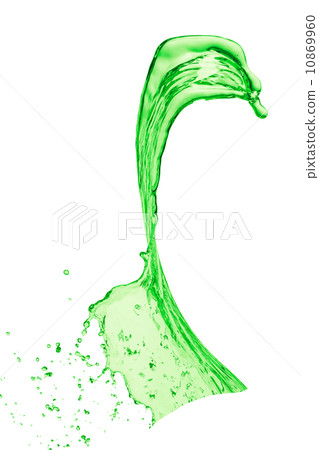green liquid splash green liquid splash 10869960