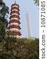 Red Gang Tower and Guangzhou Tower 10871085
