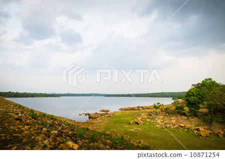 Tublan National park lake with forest Tublan National park lake with forest 10871254