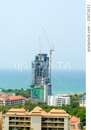 Building construction near sea Building construction near sea 10871611