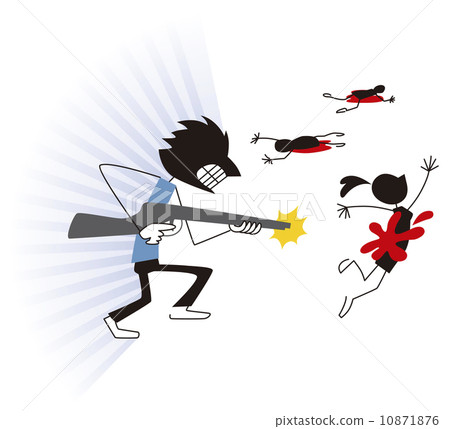 A man shooting guns 10871876