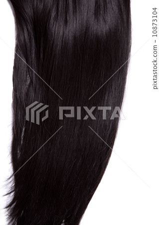 Black shiny straight hair Black shiny straight hair 10873104