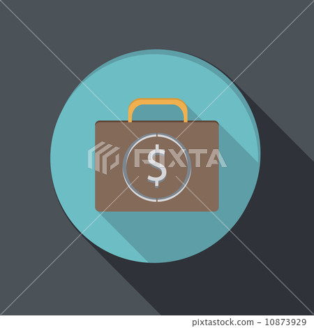 Banking Financial Icon in Flat Design 10873929