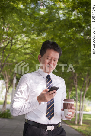 Middle Age Man 10874563
