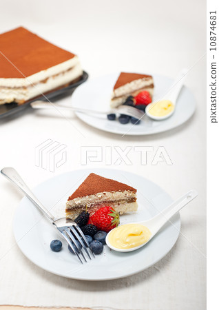 tiramisu dessert with berries and cream tiramisu dessert with berries and cream 10874681