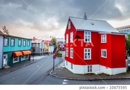 Street in Reykjavik 10875595