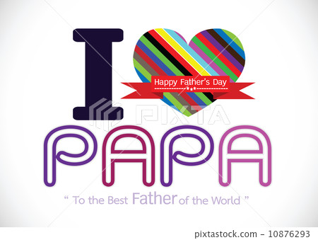 Happy Father's Day card , love PAPA or DAD 10876293