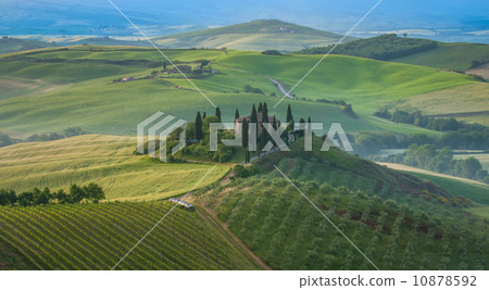 typical tuscan landscape 10878592