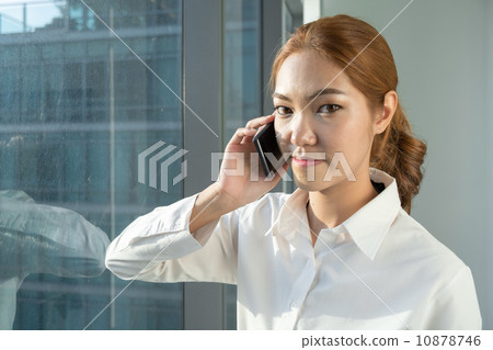 Thai Business Woman in Office Thai Business Woman in Office 10878746