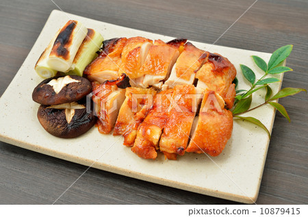 Teriyaki of chicken (domestic chicken). 10879415