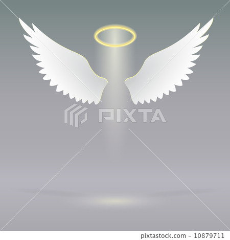 Angel wings on heavenly 10879711
