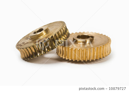 gear on the white background gear on the white background 10879727
